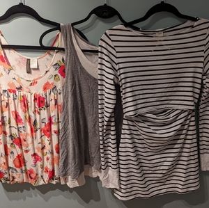 Nursing Tops (bundle of 3)